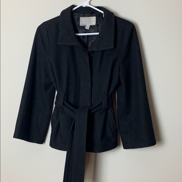 Old Navy Tie Waist Wool Coat - Picture 1 of 6